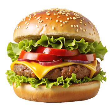 Hamburgue x salada
